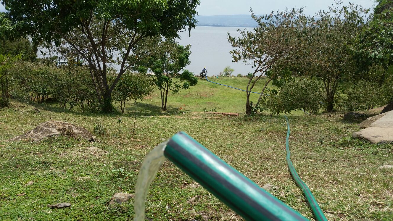 Bicyclepowered water pump in Kenya CooPAfrica